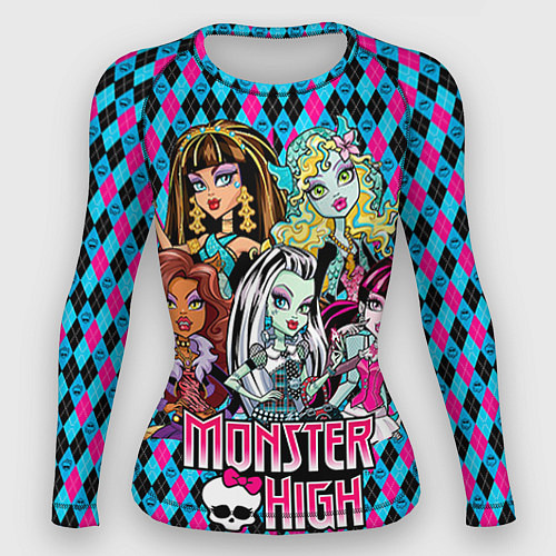 Женский рашгард Monster High / 3D-принт – фото 1