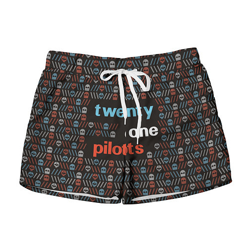 Женские шорты Twenty One Pilots / 3D-принт – фото 1