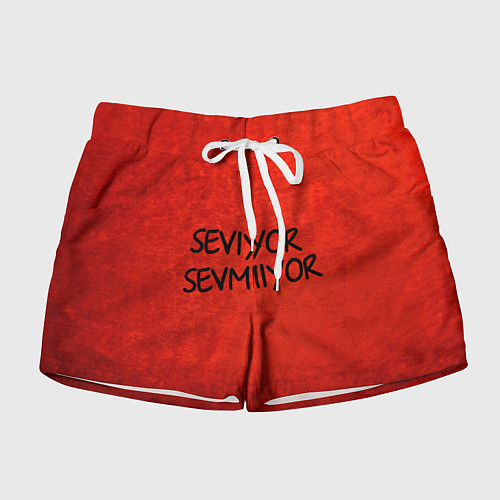 Женские шорты Seviyor Sevmiyor / 3D-принт – фото 1