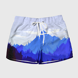 Женские шорты Firewatch: Cold Mountain