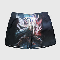 Шорты женские Японский ниндзя, цвет: 3D-принт
