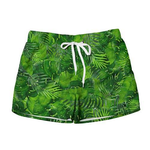Женские шорты Тропический лес / 3D-принт – фото 1