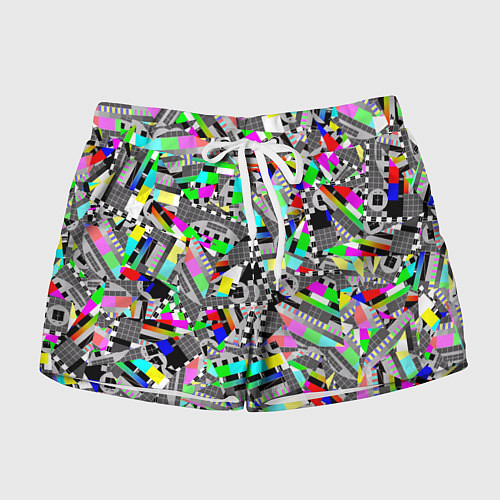 Женские шорты Экран профилактики / 3D-принт – фото 1