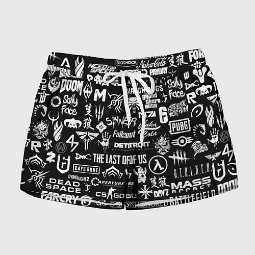 Женские шорты Истинный геймер / 3D-принт – фото 1