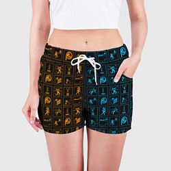 Шорты женские PORTAL, цвет: 3D-принт — фото 2