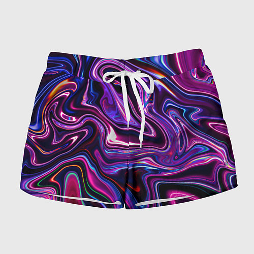Женские шорты Abstract Fluid / 3D-принт – фото 1