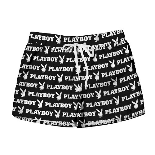 Женские шорты PLAYBOY / 3D-принт – фото 1