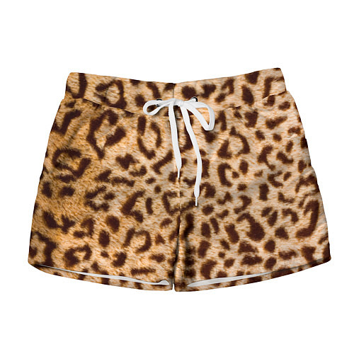 Женские шорты Леопард / 3D-принт – фото 1