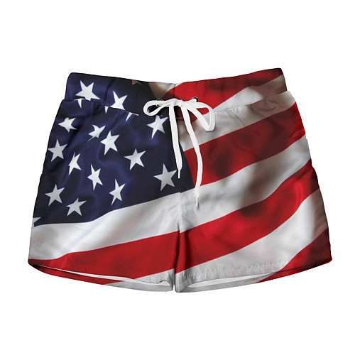 Женские шорты США USA / 3D-принт – фото 1