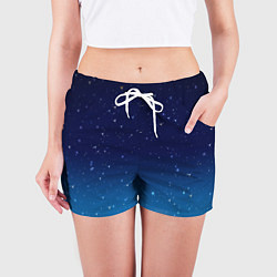 Шорты женские Звездное небо, цвет: 3D-принт — фото 2