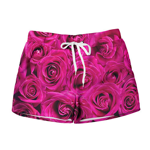 Женские шорты Розы / 3D-принт – фото 1