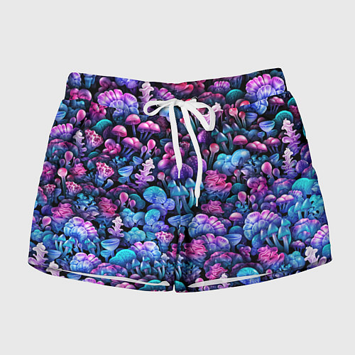 Женские шорты Волшебные грибы / 3D-принт – фото 1