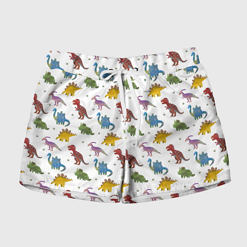 Женские шорты Динозавры / 3D-принт – фото 1