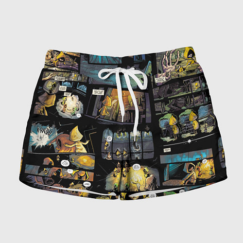 Женские шорты LITTLE NIGHTMARES / 3D-принт – фото 1