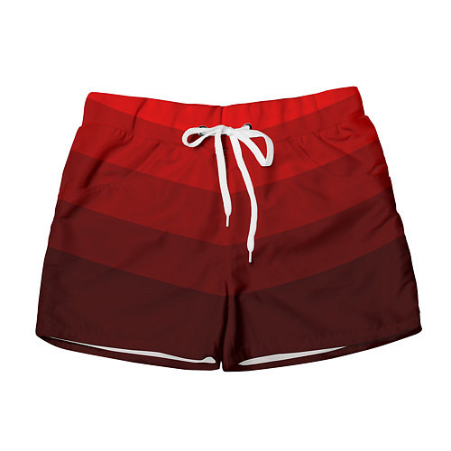 Женские шорты Красный Градиент / 3D-принт – фото 1