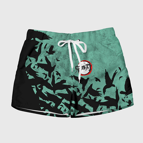 Женские шорты DEMON SLAYER KIMETSU NO YAIBA / 3D-принт – фото 1