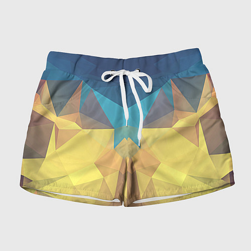 Женские шорты Абстрактная Геометрия / 3D-принт – фото 1