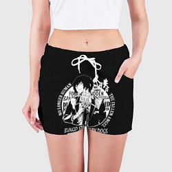 Шорты женские Осаму Дазай Бродячие псы, цвет: 3D-принт — фото 2