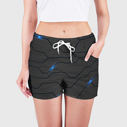 Шорты женские СОВРЕМЕННАЯ ТЕХНОЛОГИЯ СТАЛЬ, цвет: 3D-принт — фото 2