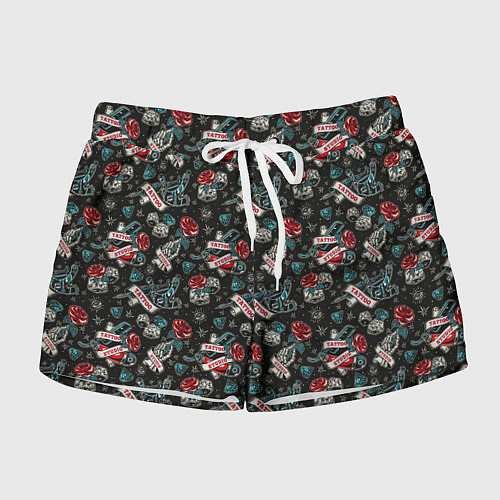 Женские шорты TATTOO / 3D-принт – фото 1