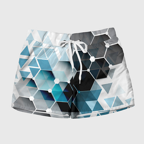 Женские шорты Абстракция FLO / 3D-принт – фото 1