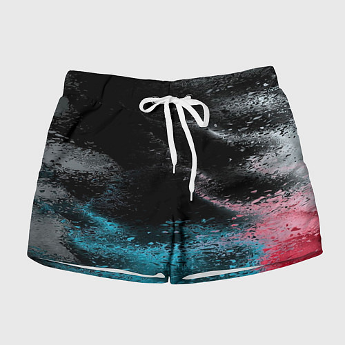 Женские шорты Распад красок / 3D-принт – фото 1