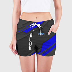 Шорты женские Ford Форд авто, цвет: 3D-принт — фото 2