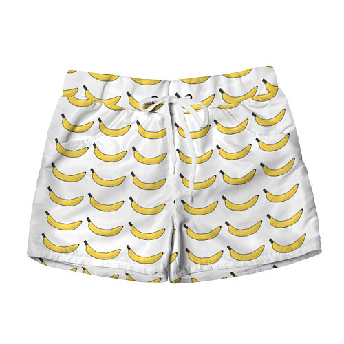 Женские шорты Крупный Банановый рай / 3D-принт – фото 1