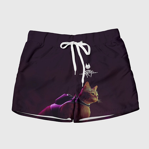 Женские шорты Stray: Wandering Cat / 3D-принт – фото 1