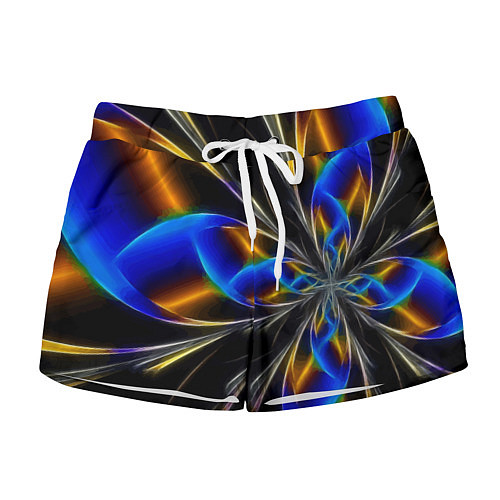 Женские шорты Neon vanguard pattern Fashion 2023 / 3D-принт – фото 1