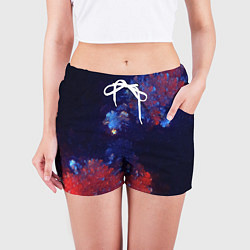 Шорты женские Бурлящий Коралловый Риф, цвет: 3D-принт — фото 2