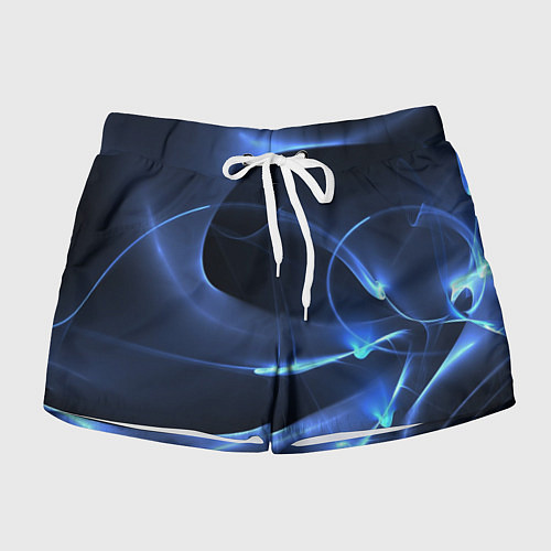 Женские шорты Свечение - абстракция / 3D-принт – фото 1