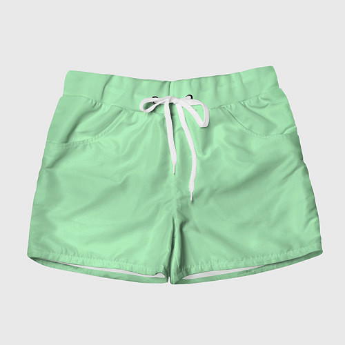 Женские шорты Мятный радуга / 3D-принт – фото 1