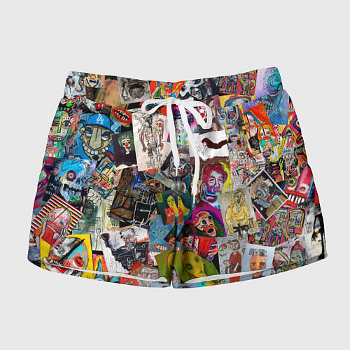 Женские шорты Art Trash / 3D-принт – фото 1