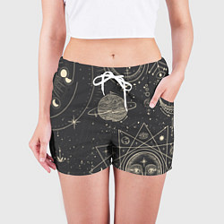 Шорты женские Мистические узоры, цвет: 3D-принт — фото 2
