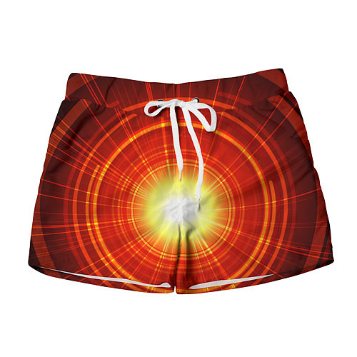 Женские шорты Вспышка яркой звезды / 3D-принт – фото 1