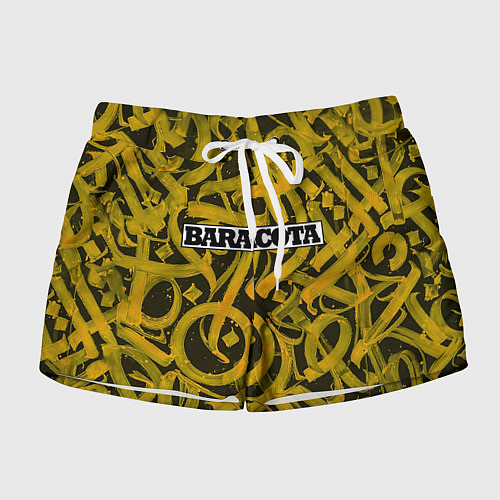 Женские шорты Calligraphic Baracota / 3D-принт – фото 1