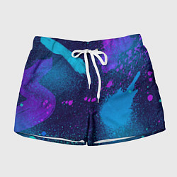 Женские шорты Брызги краски