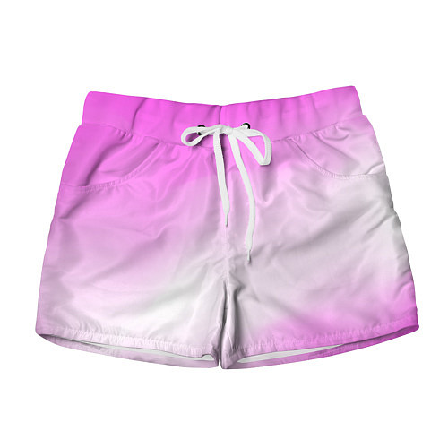 Женские шорты Градиент розовый / 3D-принт – фото 1