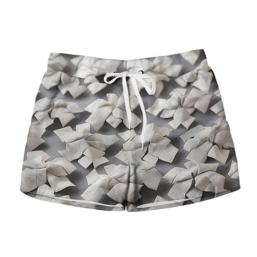 Женские шорты Узоры оригами / 3D-принт – фото 1