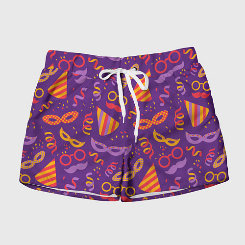 Женские шорты Маскарад / 3D-принт – фото 1