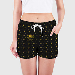 Шорты женские Королевский паттерн - Евгения, цвет: 3D-принт — фото 2