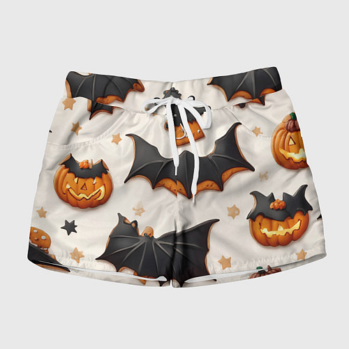 Женские шорты Сладкий хеллоуин / 3D-принт – фото 1