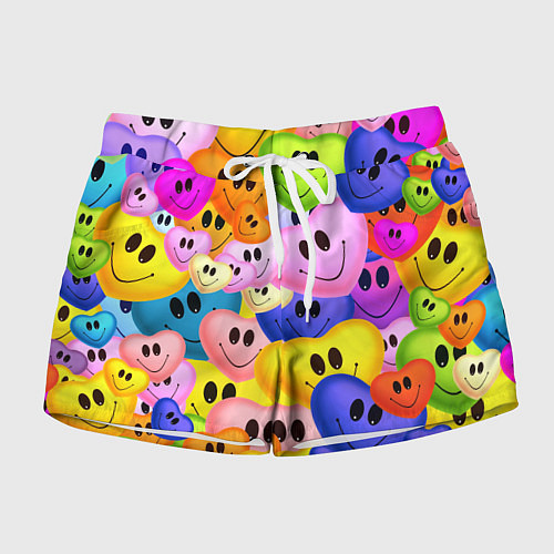 Женские шорты Улыбка любви / 3D-принт – фото 1