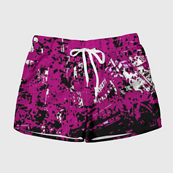 Женские шорты Фиолетовая иллюстрация