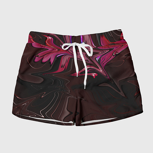 Женские шорты Шоколадный расплав и желе / 3D-принт – фото 1