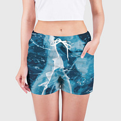 Шорты женские Холодная эстетика, цвет: 3D-принт — фото 2