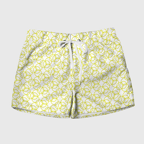 Женские шорты Круговой узор / 3D-принт – фото 1