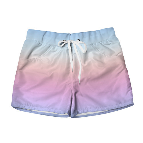 Женские шорты Легкий голографический градиент / 3D-принт – фото 1