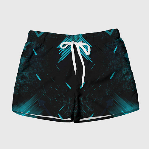 Женские шорты Неоновые пули / 3D-принт – фото 1